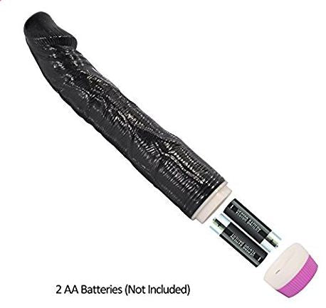 8 Inch Black Stud Vibrator Dildo online