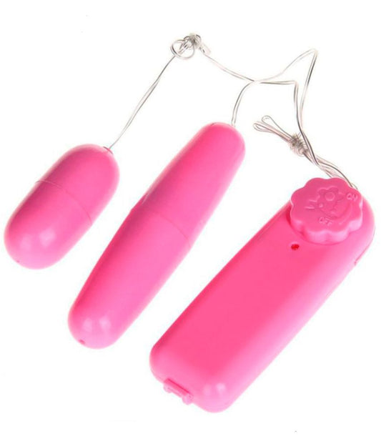 Dual Stimulation Remote Control Double Vibrating