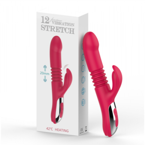 TECHNO Thrusting Rabbit Vibrator with a G-Spot and Clit Massager