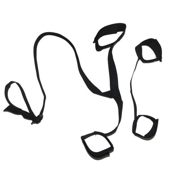 Hand Ankle Back Restraint Belt Bondage Rope Harness