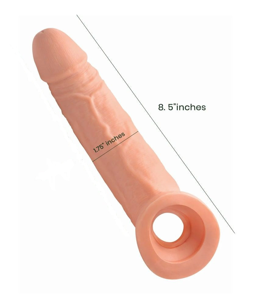 Jumbo Penis Extender Condom Sleeve – Sex Toys