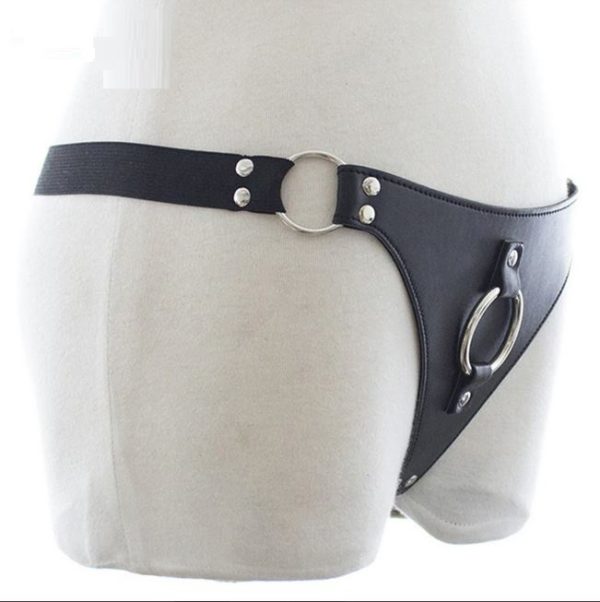 Leather Female Chastity Belt