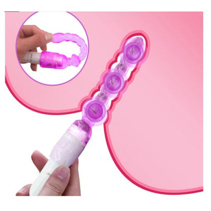 9 Inch Anal Beads Vibrator in india